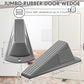 Frienda 8 Pcs Jumbo Door Stoppers Heavy Duty Door Stopper Tall up to 2inch Tall Wedge TPR Large Wedge Stackable Big Rubber Doorstop for Hotel Carpet Hardwood Concrete and Tile (Gray)