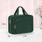 Wedama Toiletry Bag for Women, Medium Cosmetic Travel Bag, Hanging Toiletry Bag for Bathroom, Thickened PVC Waterproof Makeup Bag, Toiletries Bag for Travel Business Trips and Camping, Dark Green - Roamly