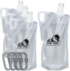 1L Hiking Collapsible Water Bottles, 4-Pack 33OZ BPA-Free Foldable Backpacking Water Bottle for Travel Camping Hiking