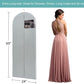 Dress Bags for Gowns Long, 65" Long Dress Bags for Hanging Clothes Clear Windows Foldable Long Garment Bag for Storage and Travel-24"x 65"/2 Pack