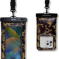 Sonix Waterproof Phone Pouch - Floating Phone Case Dry Bag w/Crossbody Lanyard - Beach Cruise Travel Essentials - Compatible w/All Devices, Touchscreen Friendly | Brown Tort