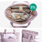 BAGSMART Tote Bag for Women, Lightweight Puffy Tote Bag with Compartments Shoulder Bag Handbag for Travel, Work, Gym,