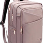 Swissdigital Design Laptop Backpack For Women,College Bookbags With USB Charging Port,Cute Computer Backpacks For Work Business,Pink | KATY ROSE