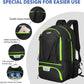 LARIPOP Lacrosse Bag Extra Large Backpack with Stick Holders & Helmet Compartment for Men Women Youth