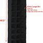 SIMPLE HOUSEWARE Hanging Closet Organizers 24 Section Shoe Shelves, Black