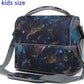 FlowFly Double Decker Cooler Insulated Lunch Bag Large Tote for Boys, Girls, Men, Women, With Adjustable Strap, MyDinosaur
