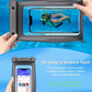 Large Waterproof Phone Pouch Universal Phone Waterproof Case for Phone IPX8 Water Proof Dry Bag with Wide Lanyard Large Capacity Waterproof Bag for Swimming Rafting