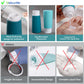 Valourgo TSA Approved Travel Bottles for Toiletries, 3.4oz Portable Leak Proof Tubes, BPA Free Refillable Accessories With Clear Toiletry Bag, Green