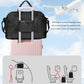 Women Gifts for Wife-Initial Duffle Bag with Shoe Compartment, Weekender Bag, Monogram Overnight Bag, Letter Travel Bag with Makeup Bag，Personalized Gift Idea for Women Her (Letter G) - Roamly