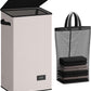 SOLEDI Laundry Hamper with Lid 100L Large & Tall Collapsible Laundry Basket, Clothes Hamper with Bag Removable Easy to Carry, Dirty Hampers for Bedroom, Bathroom, Dorm, College,Light taupe