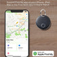 Reyke Smart Tag, Bluetooth Luggage Tracker, Works with Apple Find My (iOS Only), Item Locator for Key, Luggage, Backpack, Wallet, IP67 Waterproof, 4 Pack, Black+White