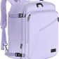 MATEIN Purple Backpack, Extra Large Travel Backpack for Women, Expandable Suitcase for Hiking Camping Gym, Water Resistant Carryon Daypack for Travelling, Cute Gifts, Light Purple