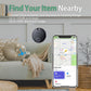 Reyke Smart Tag, Bluetooth Luggage Tracker, Works with Apple Find My (iOS Only), Item Locator for Key, Luggage, Backpack, Wallet, IP67 Waterproof, 4 Pack, Black+White