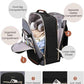 LOVEVOOK 50L Travel Backpack for Women & Men, Airline Approved Carry On Luggage with 3 Packing Cubes, TSA Overnight Bags, Waterproof Personal Item Bag, Weekender Essentials Backpacks fits 17" Laptop