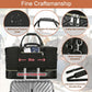 Weekender Bag for Women, Travel Duffel Bag Carry On Overnight Bag with Shoe Compartment Large Nylon Travel Weekend Tote Bag - Roamly
