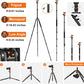 JOILCAN Tripod for Camera, 81" Aluminum Camera Tripod Stand, 83" DSLR Tripods & Monopods, Heavy Duty Travel Tripod for Binoculars Spotting Scope Telescope, Max Load 35lb