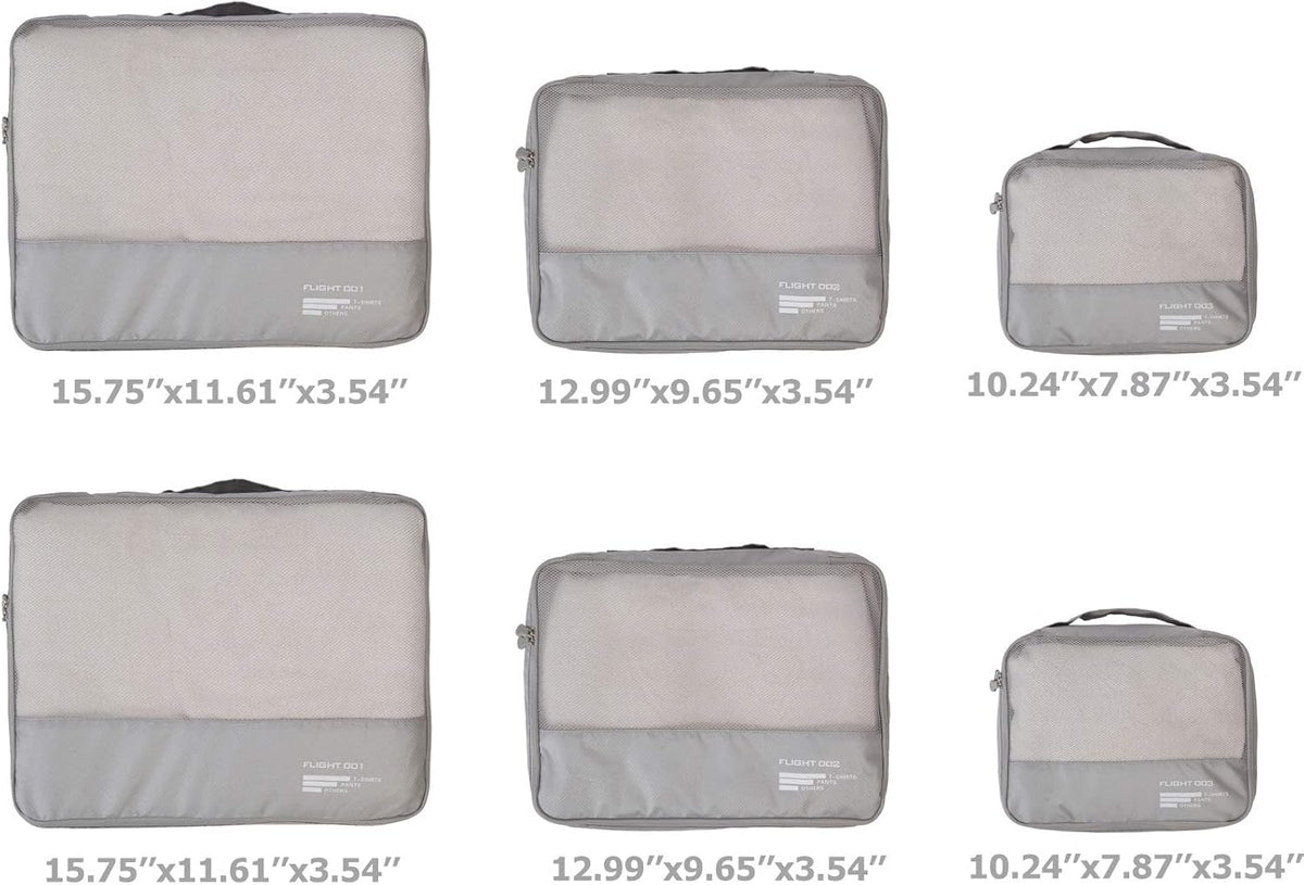 Packing Cubes Set Travel Luggage Organizers Suitcase Lightweight Accessories - Roamly