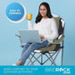Internet's Best Padded Camping Folding Chair | Outdoor | Green | Sports | Cup Holder | Comfortable | Carry Bag | Beach | Quad