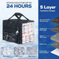 Maelstrom Soft Sided Cooler Bag, 30/40 Can Collapsible Insulated Ice Chest, Large Leakproof Portable Storage for Camping, Travel, Kayaking & Beach