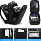 FENRUIEN 17 Inch Laptop Backpack for Men,Waterproof Anti Theft Computer Backpack with USB C Charging Port,Hardshell Gaming Laptop Bag,Black