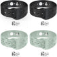 Motion Sickness Bands Anti Nausea Acupressure Wristband Sea Sickness Wristbands Nausea Bands（2 Pairs-Black+Beryl）-Daisy