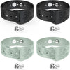 Motion Sickness Bands Anti Nausea Acupressure Wristband Sea Sickness Wristbands Nausea Bands（2 Pairs-Black+Beryl）-Daisy