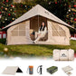 Inflatable Camping Tents 8-10 Person,129 Square Feets Large Inflatable Camping Tent with Stove Jack,Blow up Tent with Mesh Windows & Pump