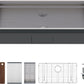 44.3-Inch Undermount Kitchen Sink Workstation, 16 Gauge 304 Stainless Steel Single Bowl Kitchen Sink with Cutting Board, Drying Rack, Roll-Up Rack and Drain Assembly