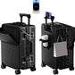 Zipperless Luggage, Polycarbonate Aluminum Hard Shell, Expandable Carry-On Suitcase with Spinner Wheels, Hard Shell Suitcase, 26 Inch Cabin - Roamly