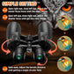 10-30x50 Zoom Binoculars for Adults, High Powered Military Binoculars for Bird Watching Traveling Hunting Concerts with Large View,BAK4,FMC Lens,Clear Low Light Vision at Night