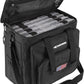 KastKing Karryall Fishing Tackle Bags with 4 * 3700 Tackle Trays, Fishing Bags for Saltwater or Freshwater Fishing - Fishing Gear Storage, Black