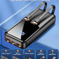 Portable Charger Power Bank - 40000mAh Battery Pack Portable Charger with Built in Cables 22.5W Fast Charging Powerbank Compatible with iPhone Android Samsung Phone, Travel Camping Essential