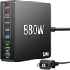 880W USB C Charger Block Charging Station 8 Port Fast Chager 140W PD PPS AVS HUB Laptop MacBook Charger Compatible with All iPhone 17 Pro Max/17 Air/16 SE/Samsung Galaxy 25/ MacBook Pro/Air/iPad Pro