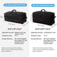 Vomgomfom Wheeled Collapsible Duffel Bag,110L-140L Expandable Checked Luggage, No-Telescopic-Handle with Anti-Burst Zipper & Reinforced Frame,Black-red - Roamly