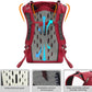 Hiking Hydration Backpack with 3l Water Bladder for Women and Men 25L Water Backpack for Hiking, Cycling, Climbing, Camping
