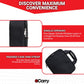 Electronics Organizer Case - Multi-Layer Full Flat Opening With Compartments and Pockets - Cord Organizer for Accessories, Cables, Electronics Travel