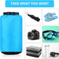 6 Pcs Waterproof Dry Bag Sack Lightweight Outdoor Dry Bags 35 L, 20 L, 15 L, 10 L, 5 L, 3 L Waterproof Boat Bag for Kayaking, Backpacking, Hiking, Camping Rafting(Blue)