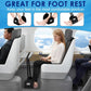 CERBONNY Airplane Foot Rest - Portable and Adjustable Foot Hammock, Travel Flight Essential for Relaxing Your Feet During Journeys (Non-Slip)