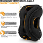 Inflatable Travel Pillow,Multifunction Travel Neck Pillow for Airplane to Avoid Neck and Shoulder Pain,Support Head,Neck,Used for Sleeping Rest, Airplane and Home Use,with Eye Mask, Earplugs, Black