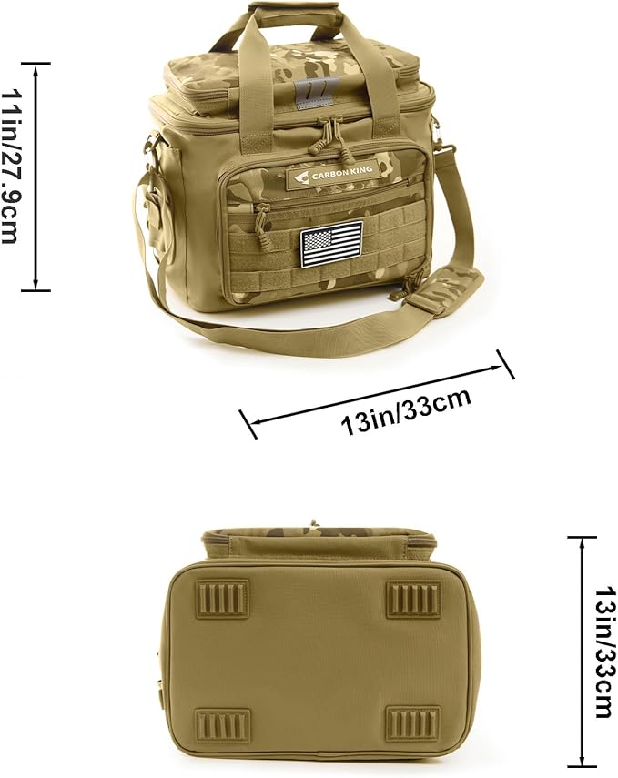 Waterproof Fishing Tackle Bag,Saltwater Tackle Box Bag,Fishing Bags for Men - Fishing Gifts for Men Khaki
