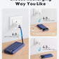 charmast Portable Charger with Built in Cables, Power Bank with Cords Wires, Slim 10000mAh Travel Battery Pack 6 Outputs 3 Inputs 3A Fast Charging for Samsung Google Pixel LG Moto iPhone iPad