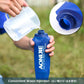 TRIWONDER Collapsible Water Bottles TPU Soft Flask Running Bottles BPA-Free Sports Flasks for Hiking Climbing Camping (500ml/16.91oz with Straws - Pack of 2)