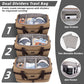ZOMFELT Travel Duffle Bag for Men, Waterproof Canvas Overnight Duffel Bag with Removable Dividers & Shoe Compartment, Carry On Weekender Gym bag, Multi-Pocket & Vintage Design (Washed Brown) - Roamly