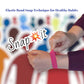 Motion Sickness Relief Acupressure Wristbands for Kids and Adults – Waterproof, Slip-On, Nausea Relief, Motion Sickness, Travel (2 Pack) (Black, Small 6)