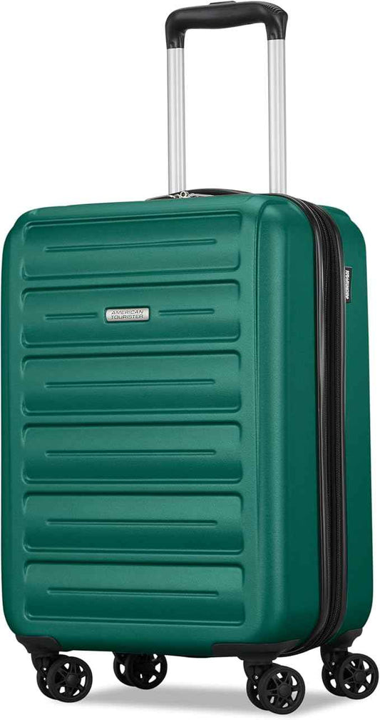 American Tourister Westridge Hardshell Luggage Set - 3 Piece Set - 20" Carry-On, 24” & 28” Checked Luggage Set with 360° Spinner Wheels - Expandable Suitcases for Extended Travel - Malachite Green