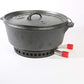 CampMaid Charcoal Holder - Durable Basket for Outdoor Grill or Camp Kitchen Equipment - Adjustable Heat Source Container - Outdoor Cooking Accessories