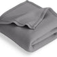 Bare Home Polar Fleece Blanket - Extra Long - Grey - Warm & Cozy - Premium Fleece Throw for Bed, Sofa, Camping, Travel and Cold Nights - Lightweight Blanket (Twin/Twin XL, Grey)