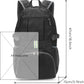 Yaopeing Lightweight Backpack,25L Foldable Hiking Packable,Water Resistant Travel Outdoor Shoulder Bag for Woman Men,Black - Roamly
