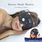 LC-dolida Sleep Mask with Bluetooth Headphones, Extra Large Silk Eye Mask for Sleeping Side Day Sleepers, Sleep Headphones Bluetooth 5.4 for Women Men with Thin Speaker, Blackout, Comfort, Microphone