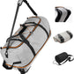 Vomgomfom Wheeled Collapsible Duffel Bag,110L-140L Expandable Checked Luggage, No-Telescopic-Handle with Anti-Burst Zipper & Reinforced Frame,Grey - Roamly